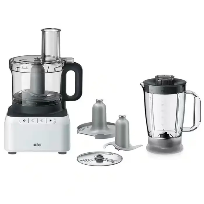 محضر طعام براون بيورايز، 800 وات ، FP 3131 WH - ابيض