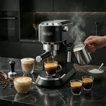 آلة قهوة إسبريسو مضخة ستايل ديديكا، 15 بار، أسود - EC 685.BK - Blanco