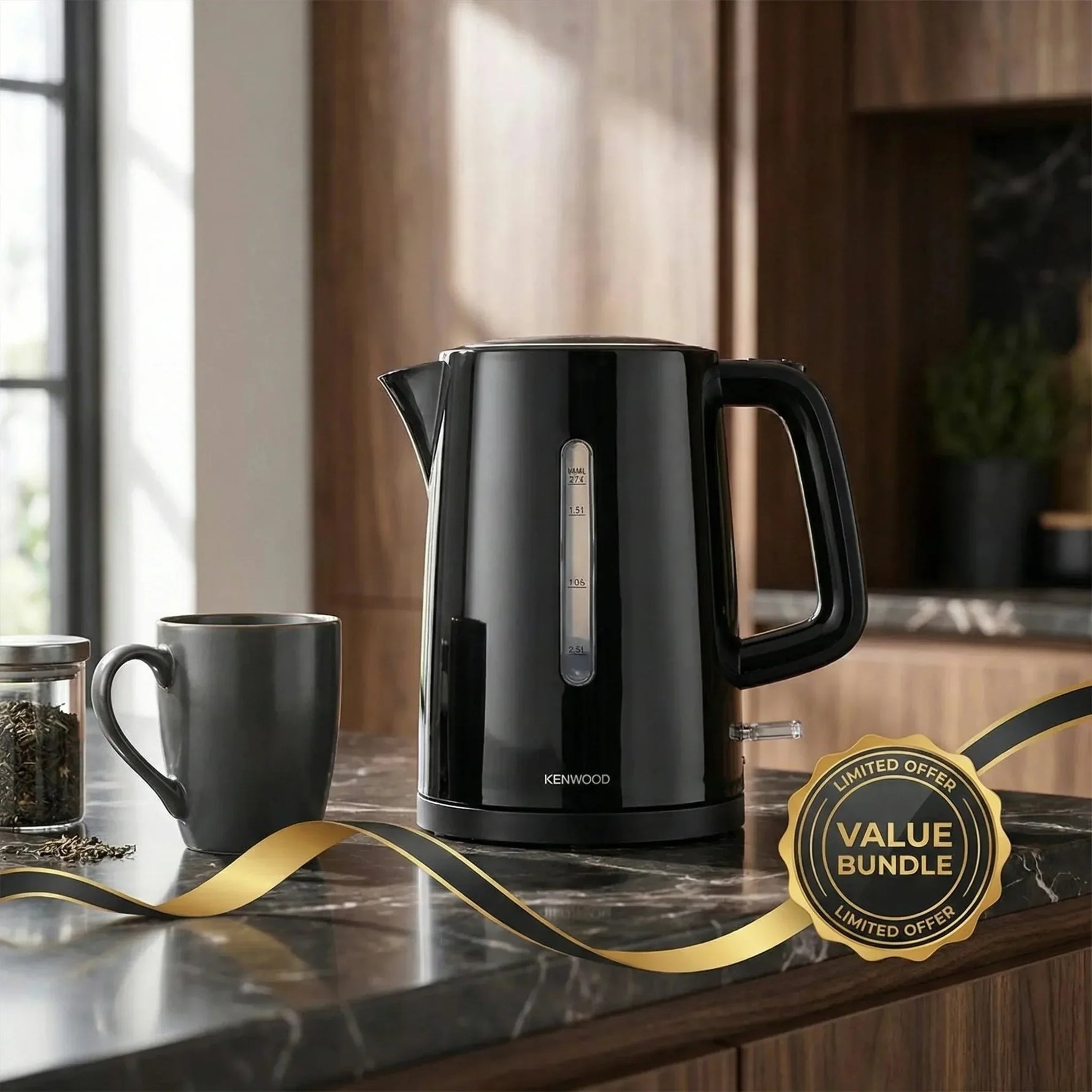 باندل المطبخ مضرب كينوود + غلاية كينوود + حلة أرز بلاك آند ديكر - Blanco