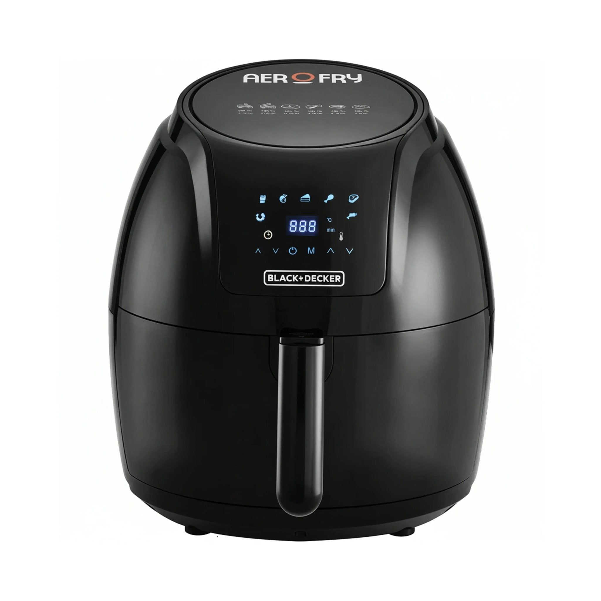 قلاية هوائية بلاك آند ديكر الرقمية - 5.6 لتر، 1800 واط، AF625 - B5 - Blanco