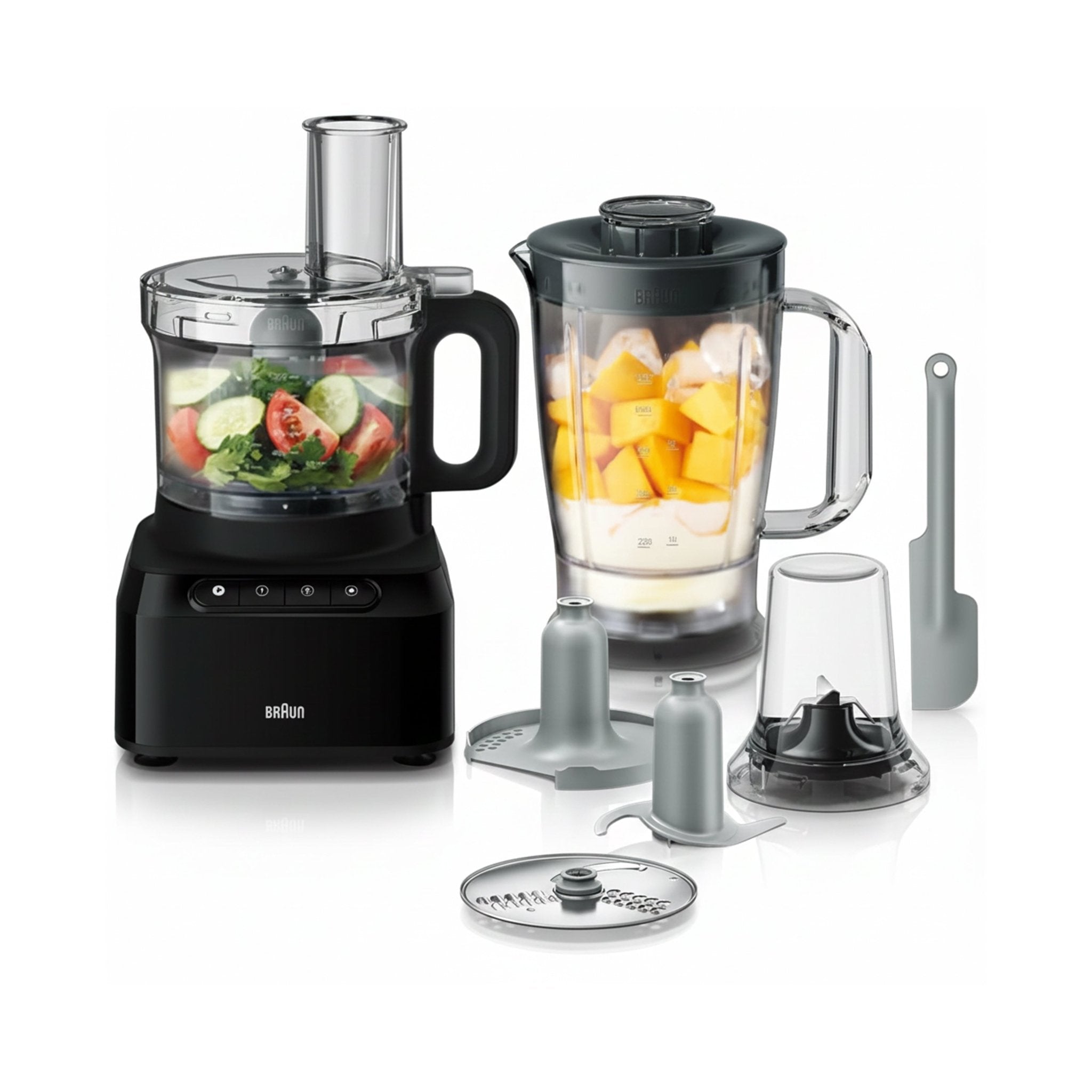 محضر طعام براون 800 وات بسعة 2.1 لتر - FP3132 - Blanco