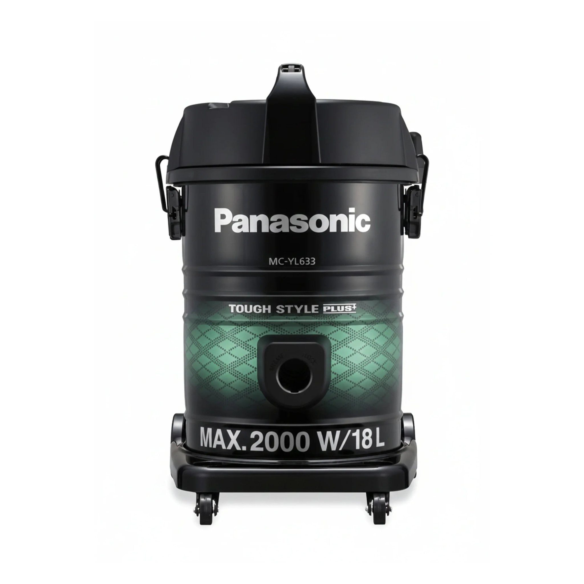 مكنسة باناسونيك برميلية ماليزي بقوة 2000 وات وسعة 18 لتر MC - YL633 - Blanco