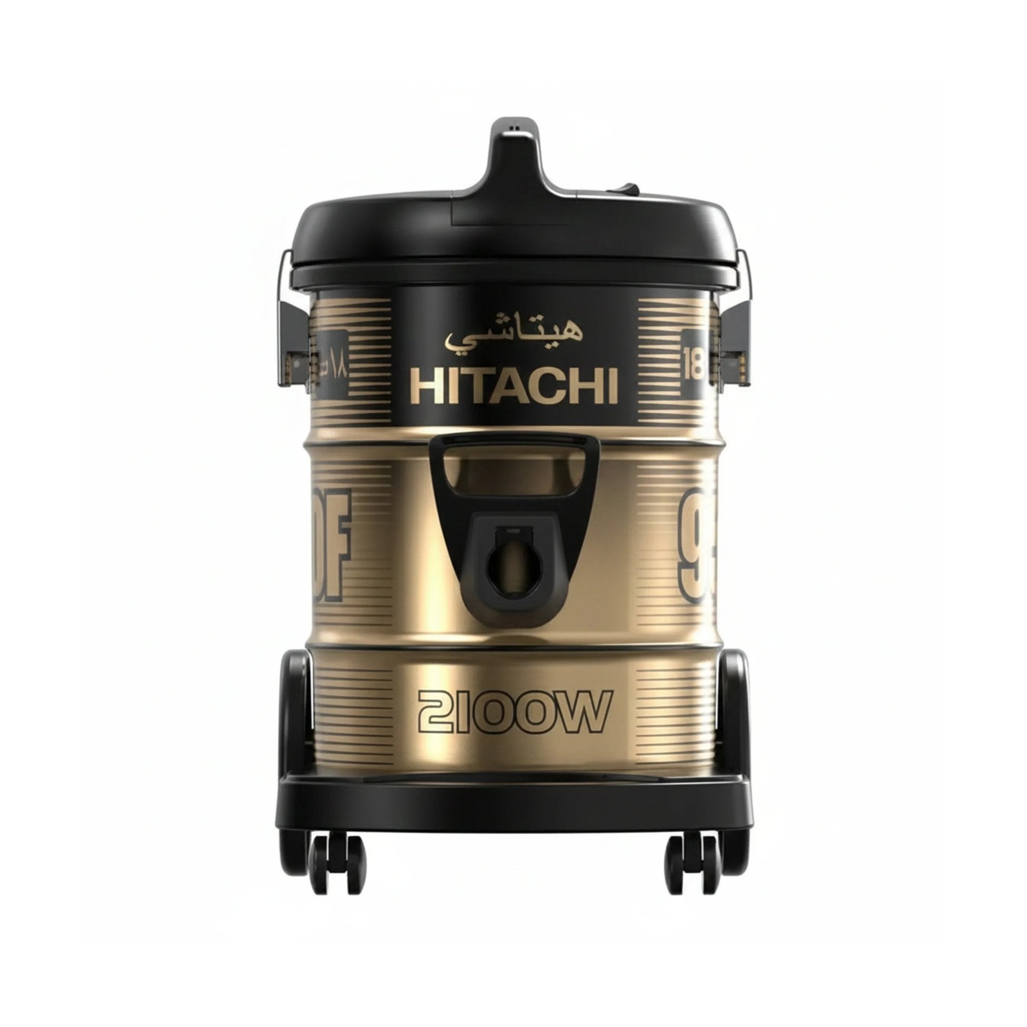 مكنسة برميلية هيتاشي بقوة 2100 وات – سعة 18 لتر، CV - 950F - Blanco